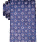 Calvin Klein Men's Slim Deco Floral Medallion Tie Purple Size Regular