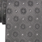 Calvin Klein Men's Solar Medallion Tie Gray Size One Size
