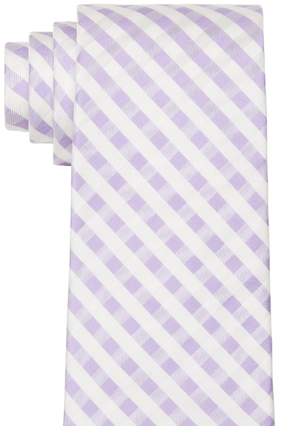 Tommy Hilfiger Men's Bardstown Gingham Tie Purple Size Regular