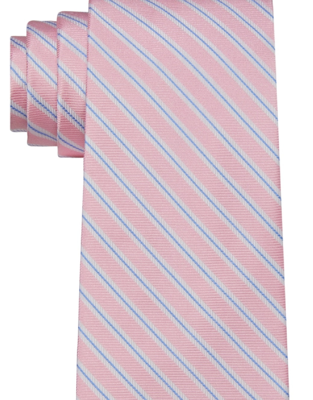 Tommy Hilfiger Men's Bristol Stripe Tie Pink Size Regular