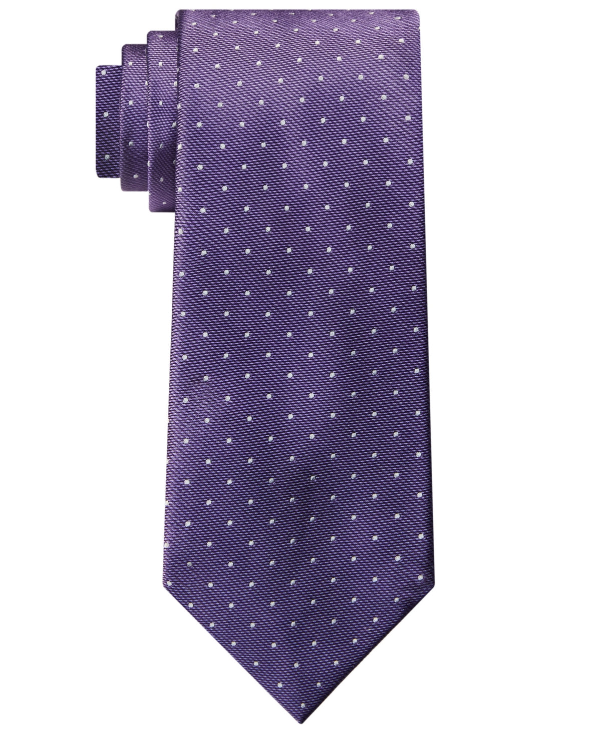 Michael Kors Men's Classic Dot Tie Purple Size Regular