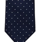 Tommy Hilfiger Men's Metcalf Classic Dots Silk Tie Blue Size Regular