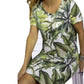 Calypso - Jenneke Palm Leaf Midi Dress