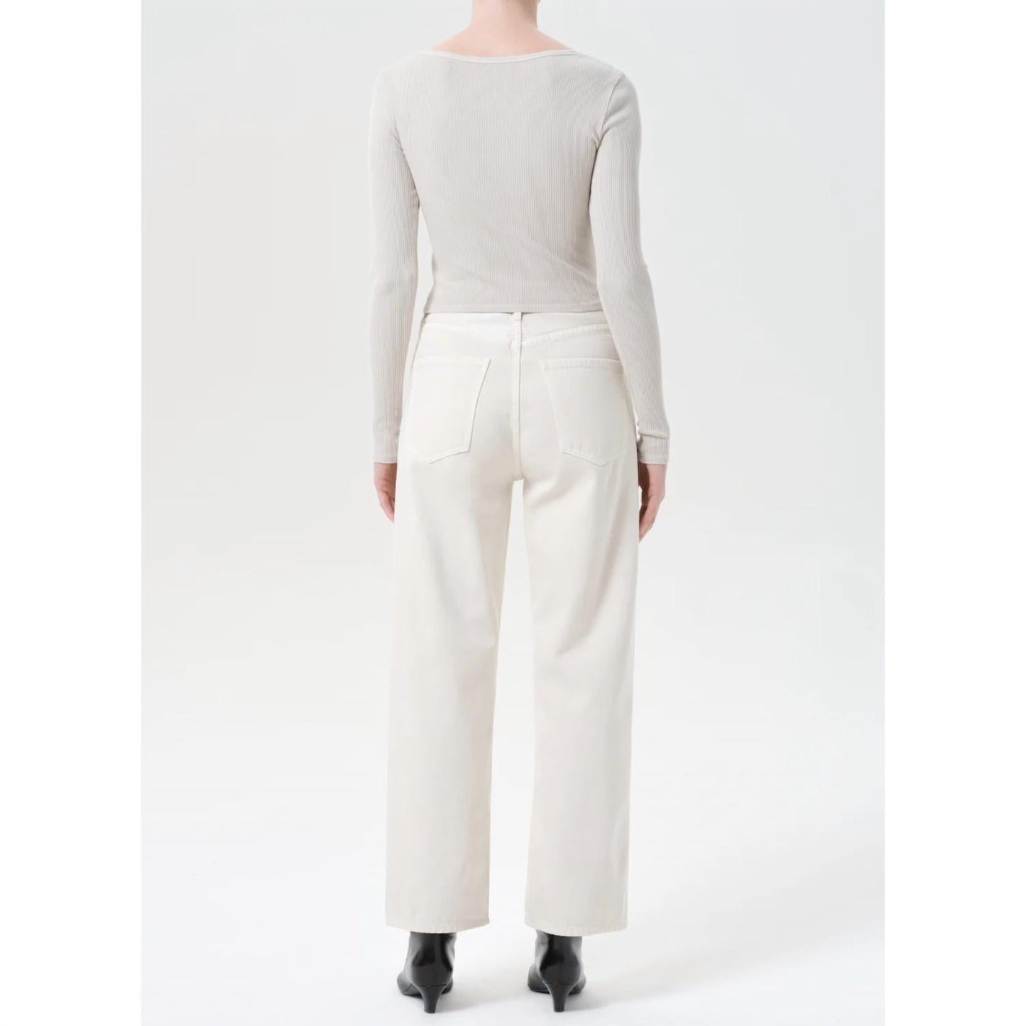 Agolde - Ren Cropped Wide Leg Jean