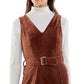 Planet Gold Junior's Belted Sweater & Dress Set Brown Size Medium