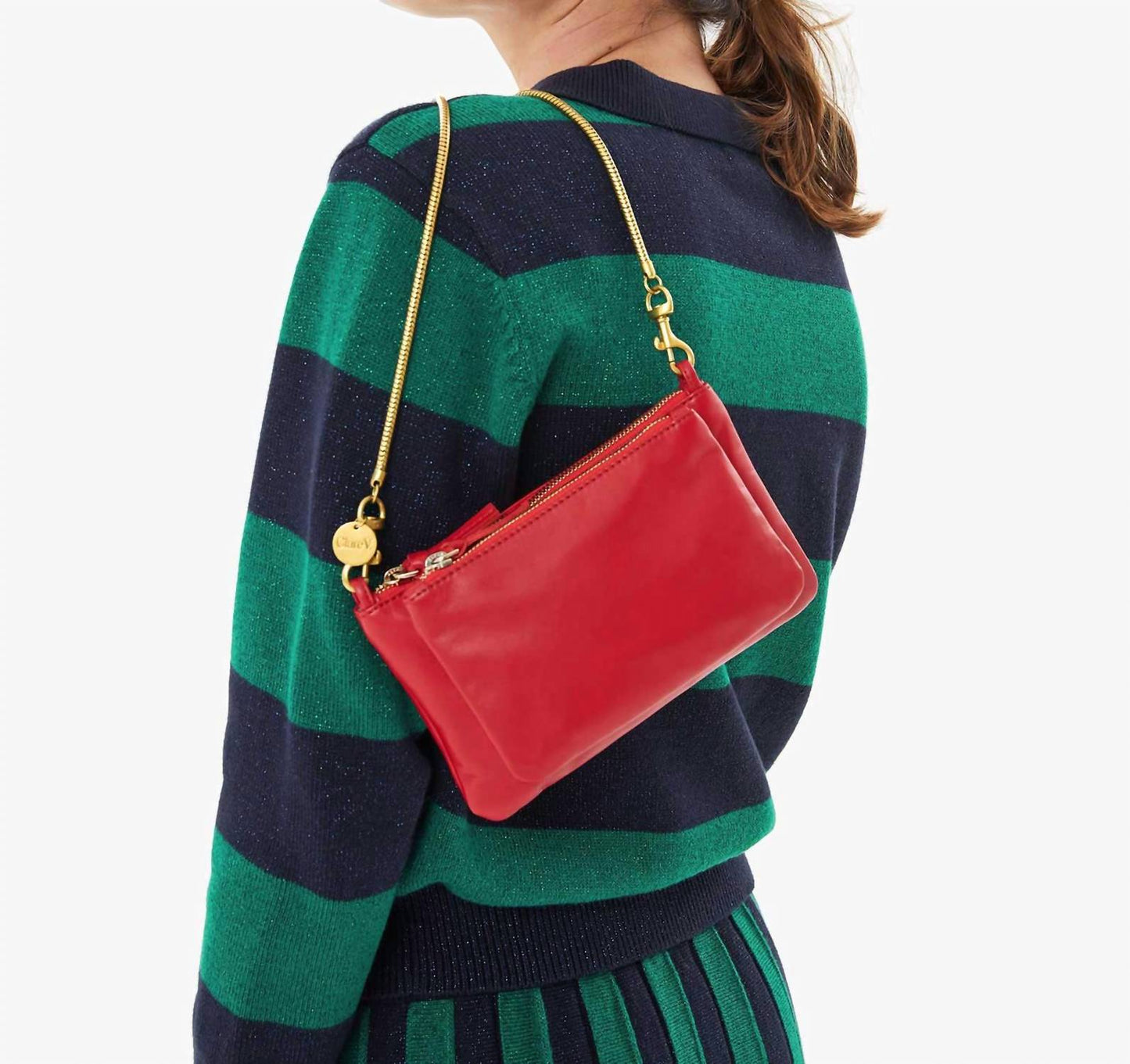 Clare V. - Women's Snake Chain Shoulder Strap