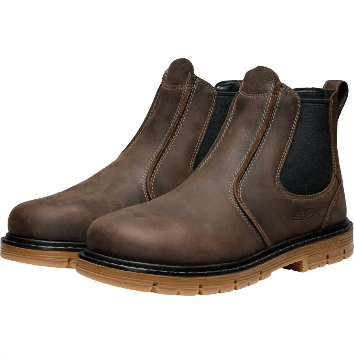 Keen - Men's San Jose Chelsea Pull-on Work Boots