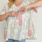 Entro - Abstract Peplum Top