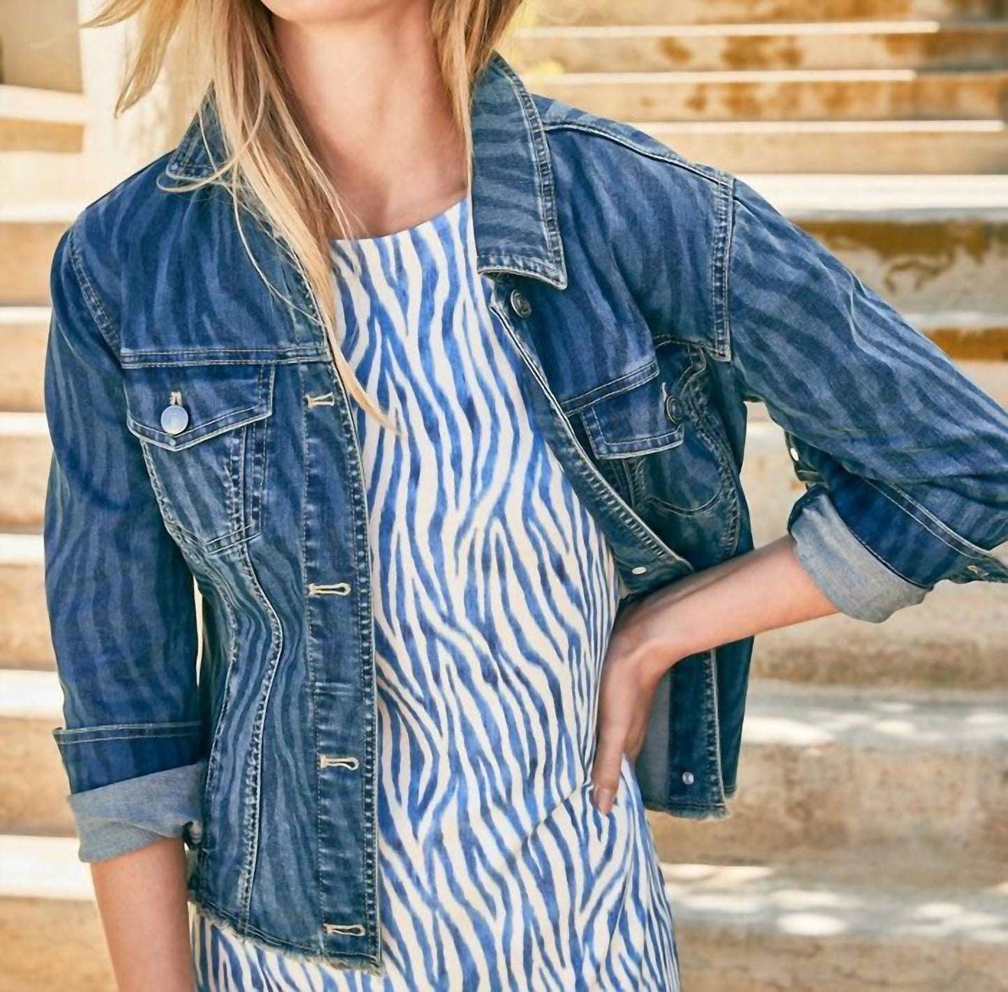 Tommy Bahama - Zesty Zebra Denim Jacket