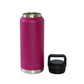 Creative Gifts International - Stainless Steel Twist-Off Cap Water Bottle