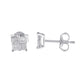 10k White Gold Diamond Stud Earrings (0.60 cttw, I-J Color, I2-I3 Clarity)