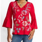 Johnny Was - Freyde Ruffle Sleeve T-shirt