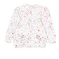 Vintage Havana - Girls Splatter Bow Oversized Crew Sweatshirt