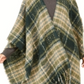 Charter Club Women's Supersoft Brushed Fringed Top -Green One size