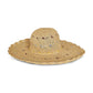 BCBGMAXAZRIA Women's Scalloped Edge Sun Hat Brown Size Regular