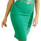 GUESS Women's Armelle 2 Pc Rib Knit Dress Green Size Large