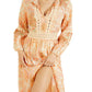 GUESS Women's Long Sleeve Laurel Maxi Dress Brown Size Small