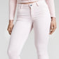 GUESS Women's Sexy Curve Mid Rise Skinny Pants Pink Size 26