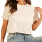 GUESS Women's Cropped Logo Cotton T-Shirt Pink Size Large