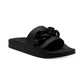 INC International Concepts Women's Peymin Pool Slides Shoes Black Size 8 M