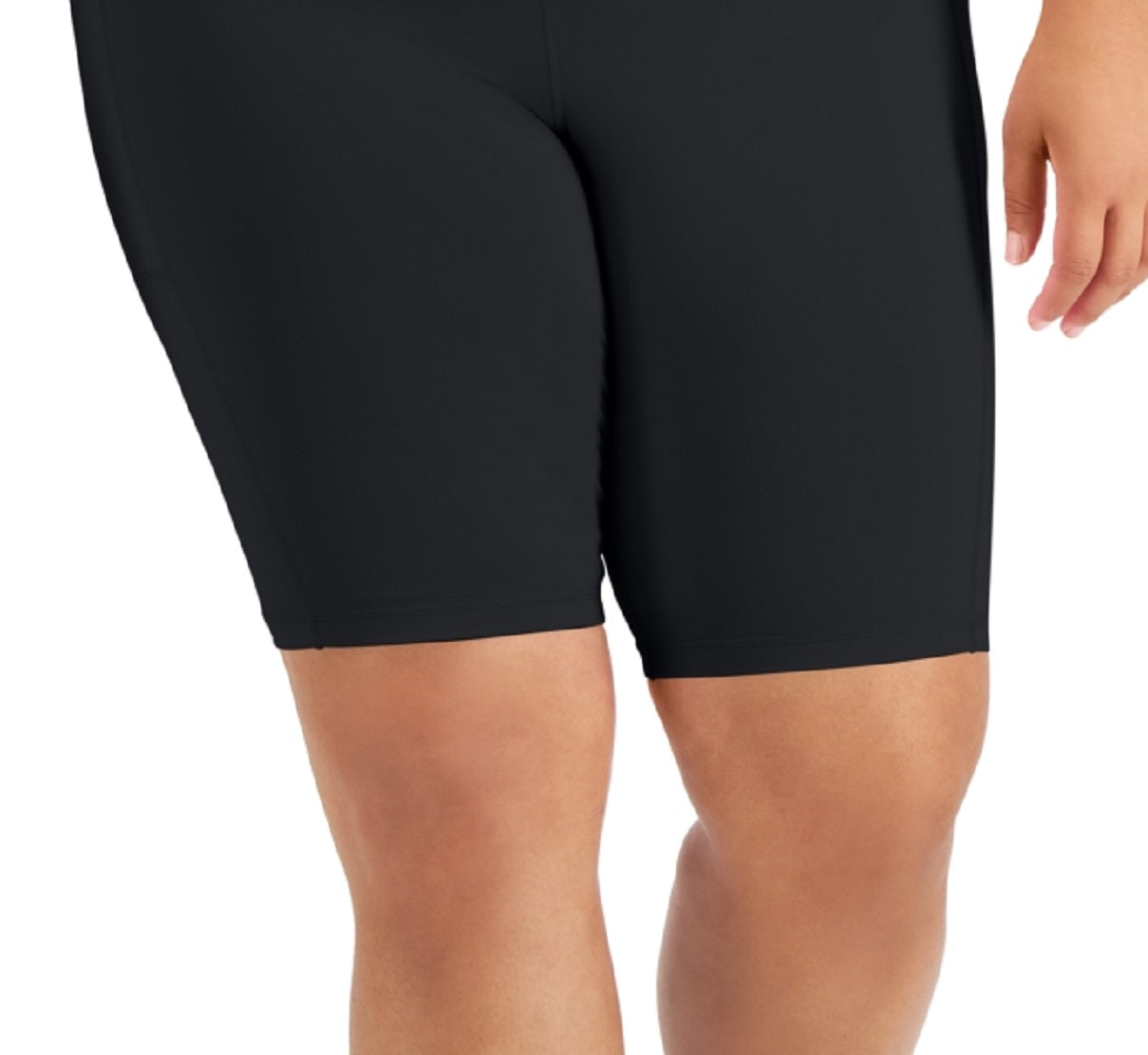 ID Ideology Women's Pull On Bicycle Shorts Black Size 2X
