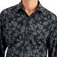 Alfani Men's Regular Fit 4-Way Stretch Dress Shirt Black Size 14-14 1/2 32-33