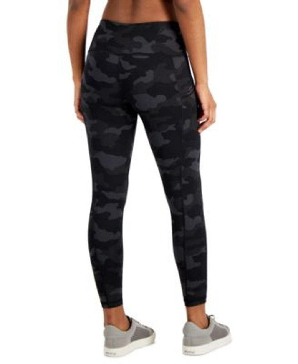 ID Ideology Women's Compression Active 7/8 Ankle Leggings Black