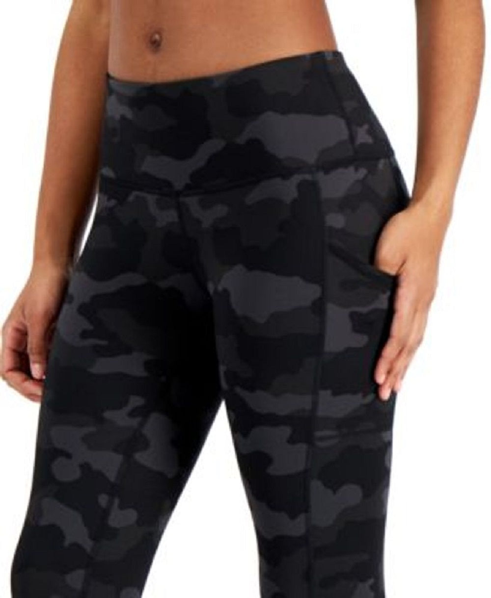ID Ideology Women's Compression Active 7/8 Ankle Leggings Black