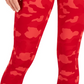 ID Ideology Women's Compression Camo Print Capri Leggings Red Size Medium