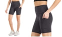 ID Ideology Women's Compression 7 Bike Shorts Black Size Small