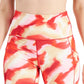 ID Ideology Women's Twist Bike Shorts Red Size X-Small