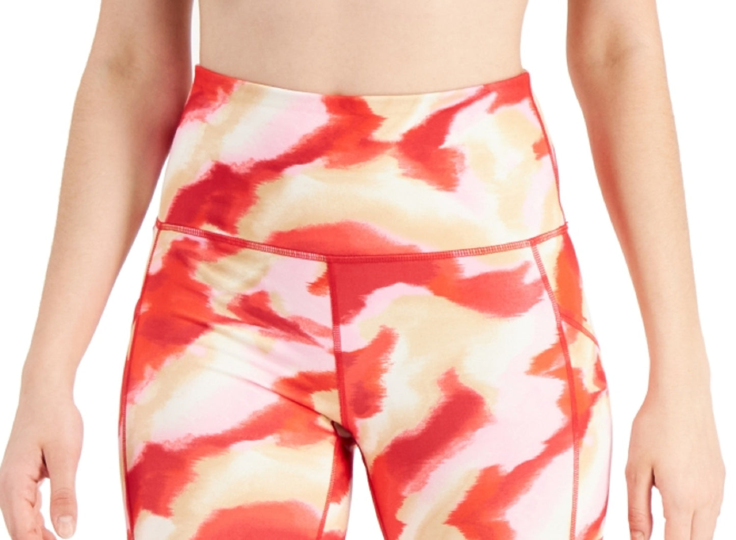 ID Ideology Women's Twist Bike Shorts Red Size X-Small