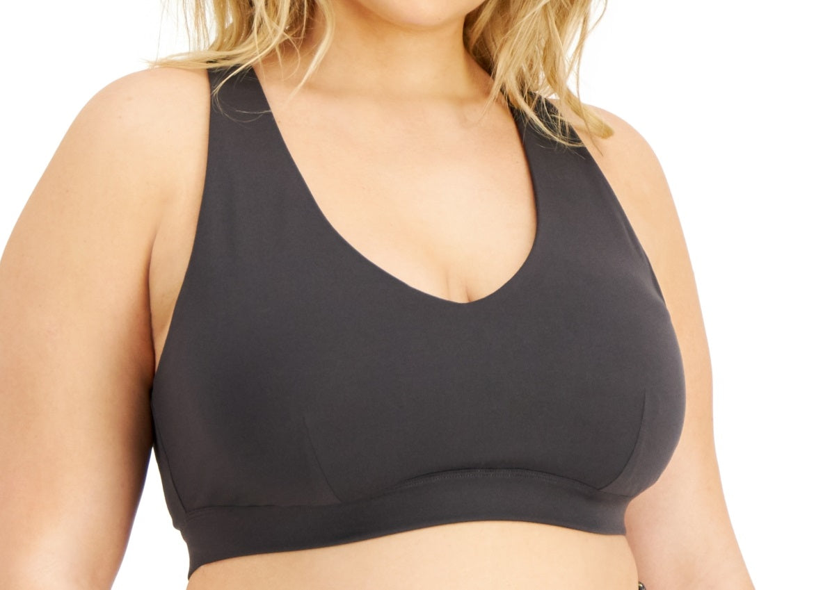 ID Ideology Women's Match Set Sports Bra Gray Size 3X