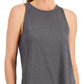 ID Ideology Women's Essentials Sweat Set Tank Top Gray