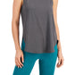 ID Ideology Women's Essentials Sweat Set Tank Top Gray