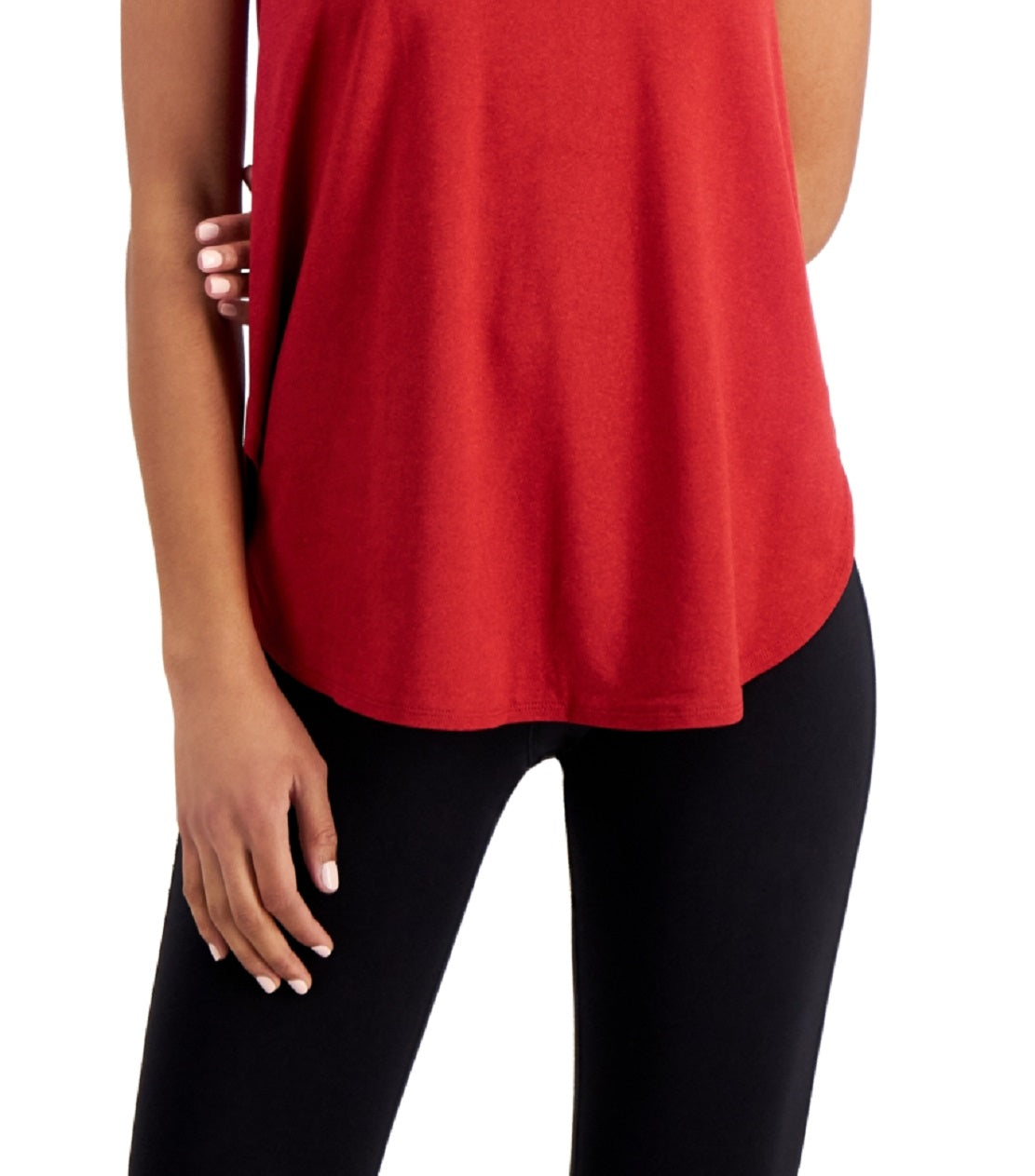 ID Ideology Women's Essentials Sweat Set Tank Top Red Size X-Small