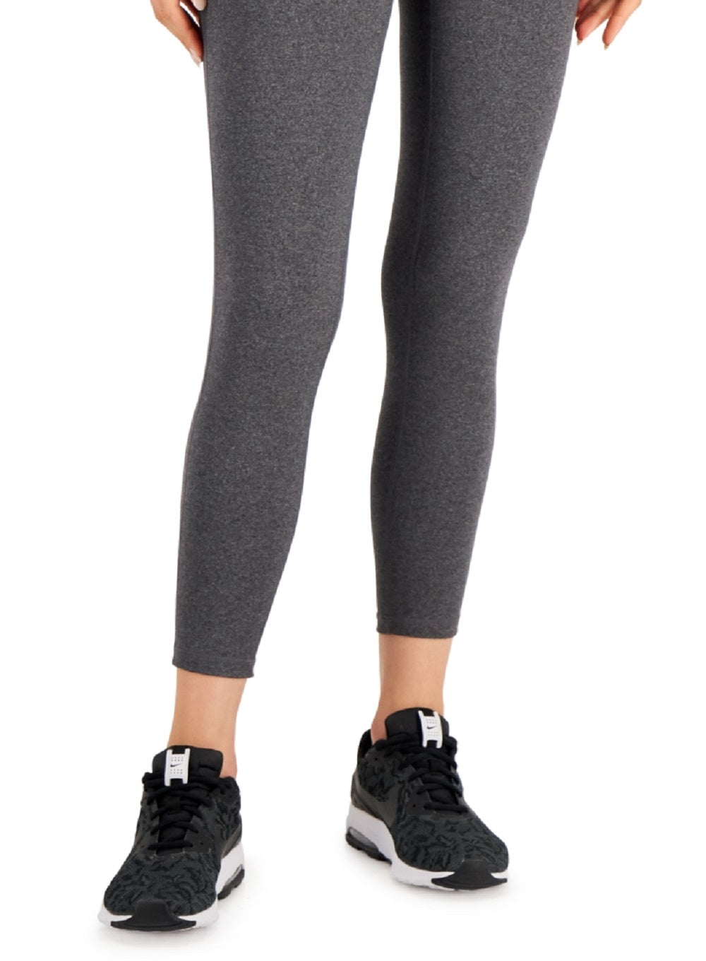 ID Ideology Women's Essentials Sweat Set 7/8 Length Leggings Gray Size Medium