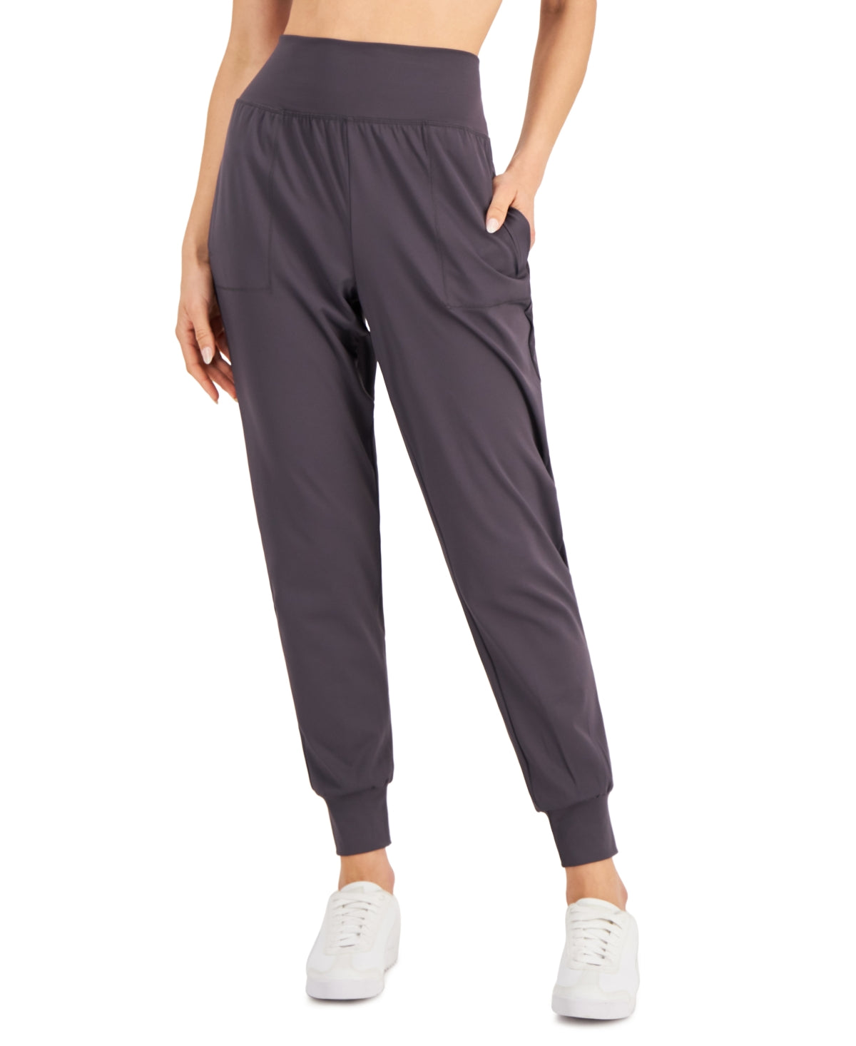 ID Ideology Women's Relaxed Joggers Gray Size XS