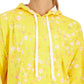 ID Ideology Women's Relaxed Pansy Techy Hoodie Yellow Size X-Small