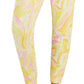 ID Ideology Women's Active Whirl Print Slim Jogger Pants Yellow