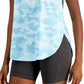 ID Ideology Women's Essentials Sweat Set Camo Tank Top Blue