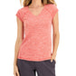 ID Ideology Women's Essentials Rapidry Heathered Performance T-Shirt Red Size Small