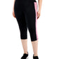ID Ideology Women's Colorblocked Capri Leggings Black Size XL