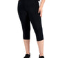 ID Ideology Women's Colorblocked Capri Leggings Black Size 3X