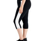 ID Ideology Women's Colorblocked Capri Leggings Black Size 3X