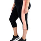 ID Ideology Women's Colorblocked Capri Leggings Black Size 1X