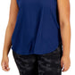 ID Ideology Women's Sweat Set Tank Blue Size 1X