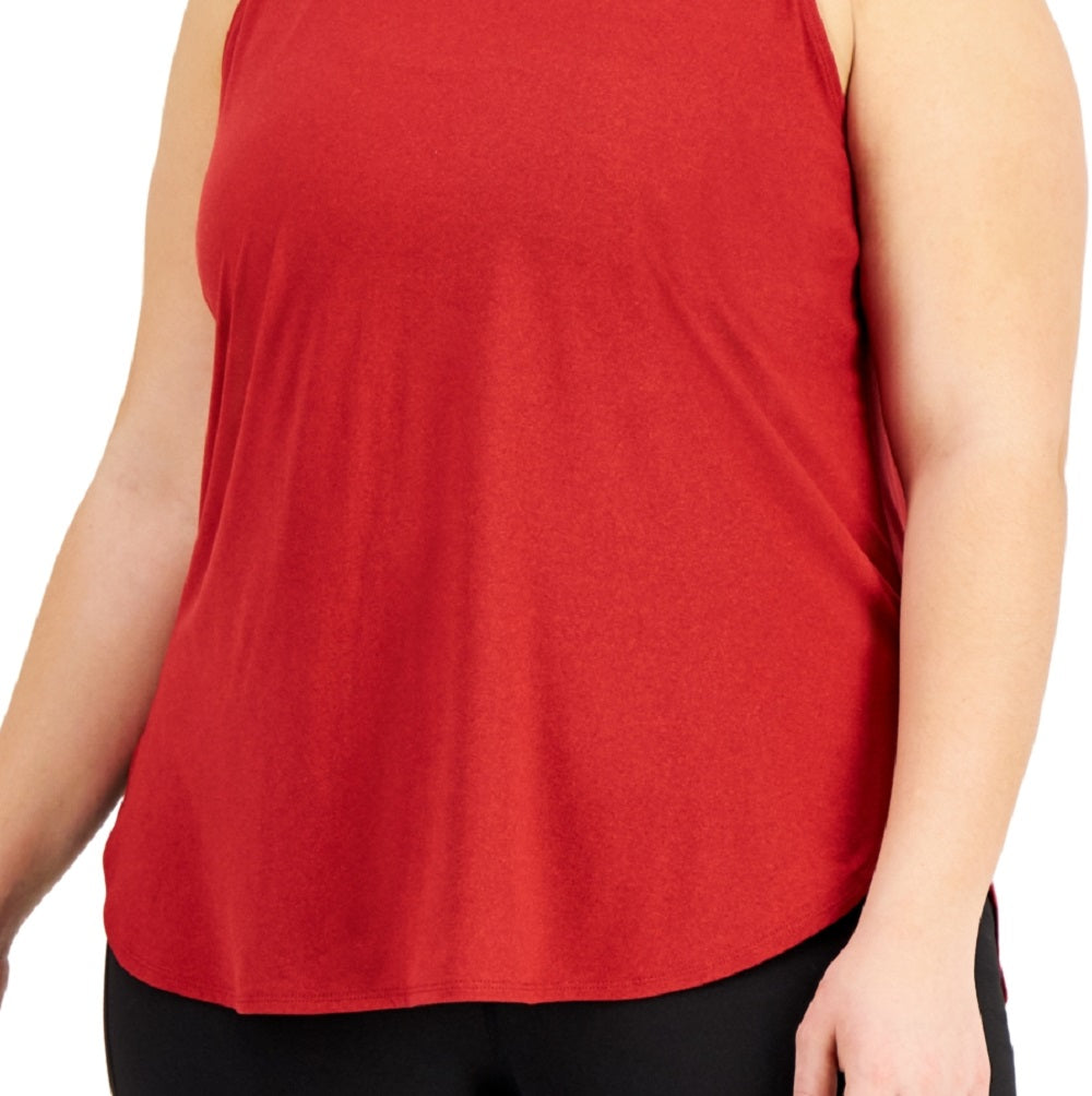ID Ideology Women's Sweat Set Tank Red Size 3X