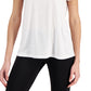 ID Ideology Women's Active Mesh Back T-Shirt White Size XX-Large