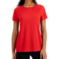 ID Ideology Women's Mesh T Shirt Red Size Large
